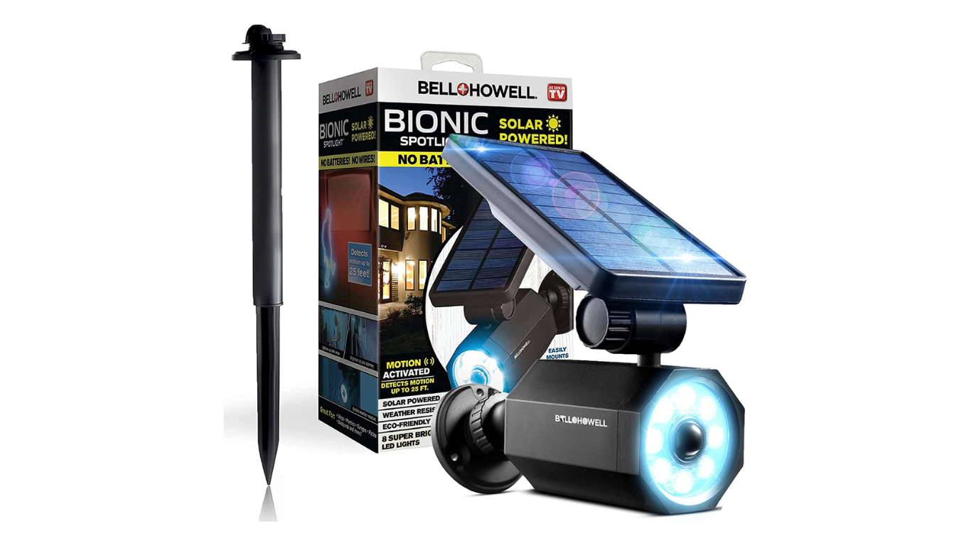 Bionic Spotlight Original LED Solar Outdoor Lights with Motion Sensor